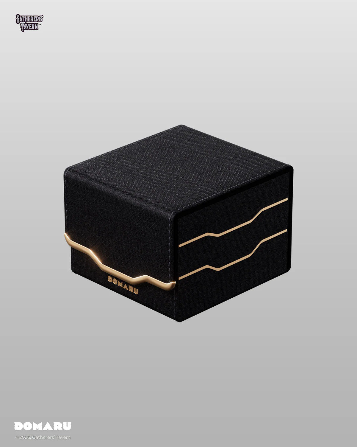 DOMARU Deck Box: Armory Collection - Obsidian - Horizon 133+ Sideloading Box