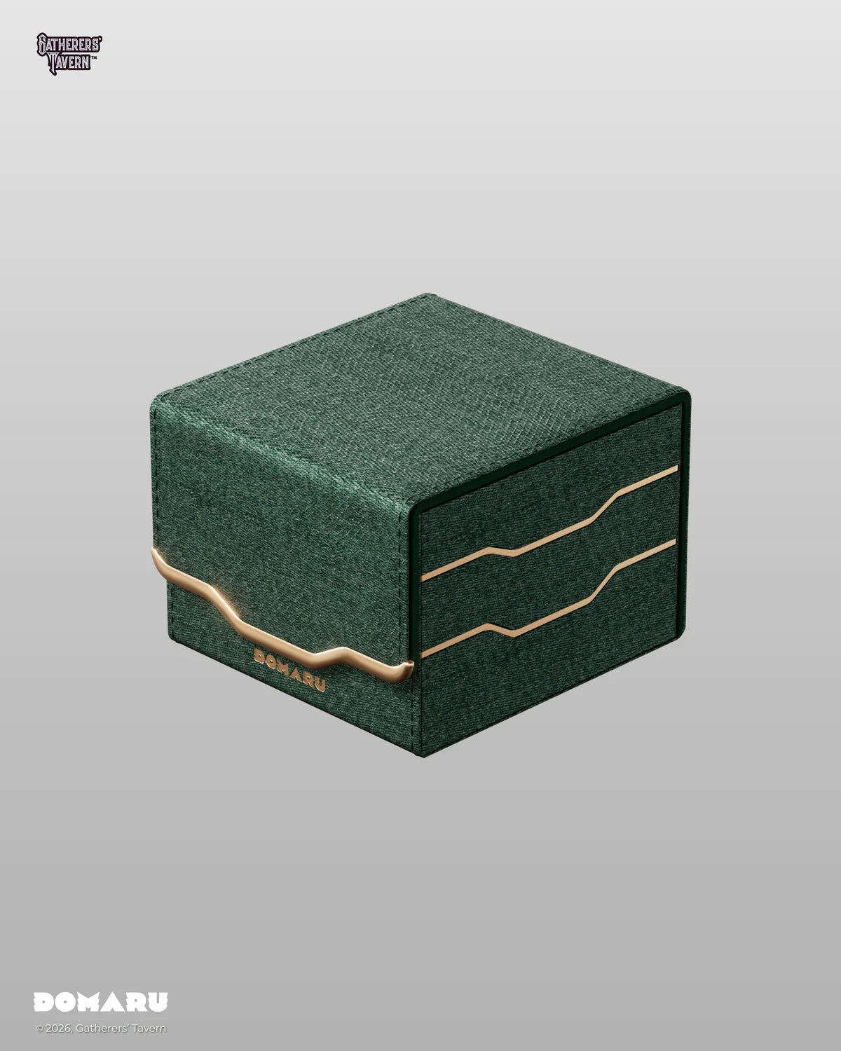 DOMARU Deck Box: Armory Collection - Malachite - Horizon 133+ Sideloading Box