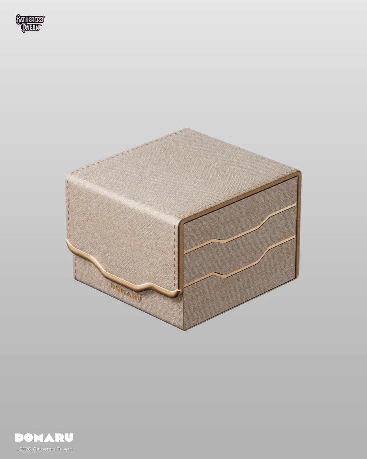 DOMARU Deck Box: Armory Collection - Alabaster - Horizon 133+ Sideloading Box