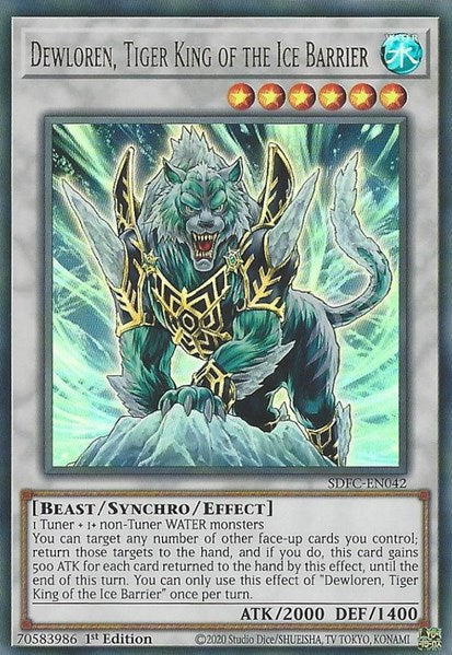 Dewloren, Tiger King of the Ice Barrier