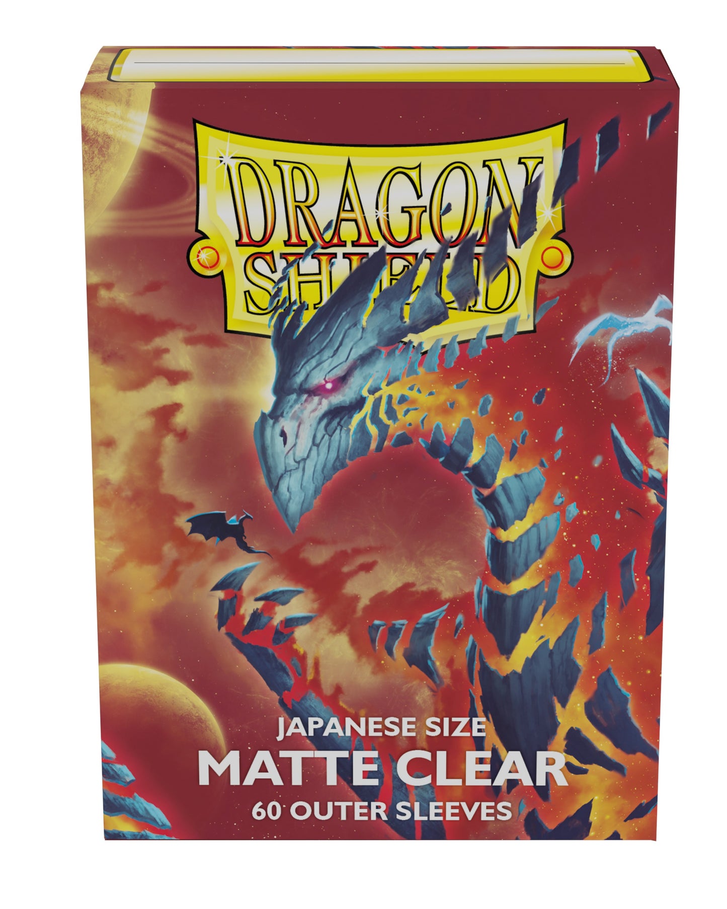 Dragon Shield Japanese Size Matte Clear Outer Sleeves (60-Pack)