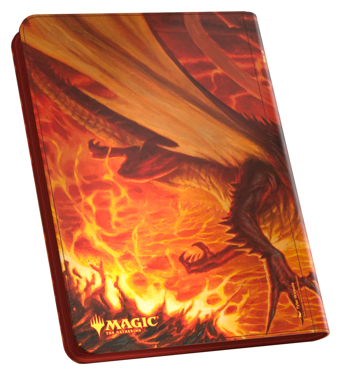 Zipfolio 360 Xenoskin Magic: The Gathering "Tarkir: Dragonstorm" - Magmatic Hellkite