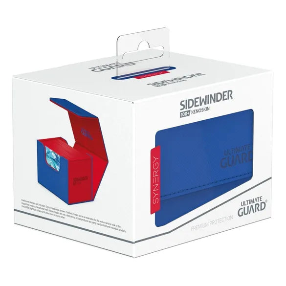 Ultimate Guard: Synergy Sidewinder Xenoskin Deck Case 100+ - Blue/Red