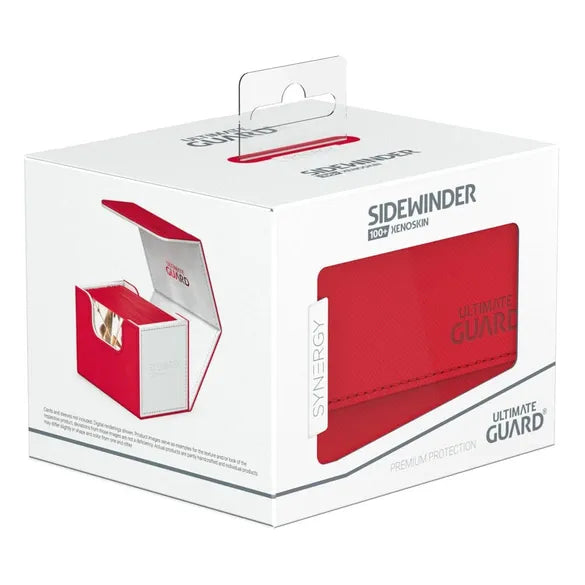 Ultimate Guard: Synergy Sidewinder Xenoskin Deck Case 100+ - Red/White