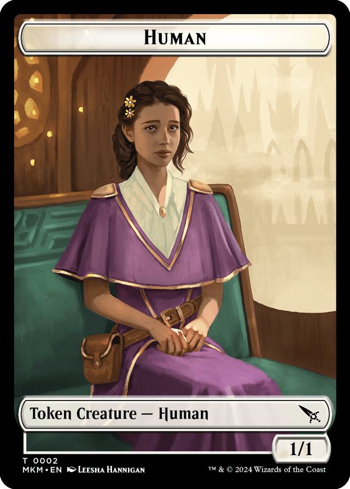 Detective // Human Double-Sided Token (Back)