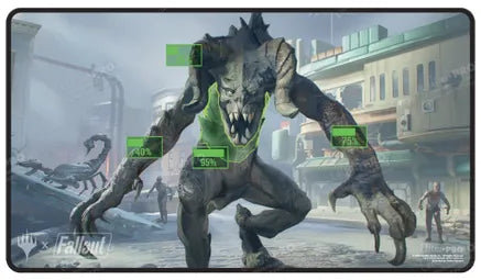 Fallout V.A.T.S. Black Stitched Standard Gaming Playmat