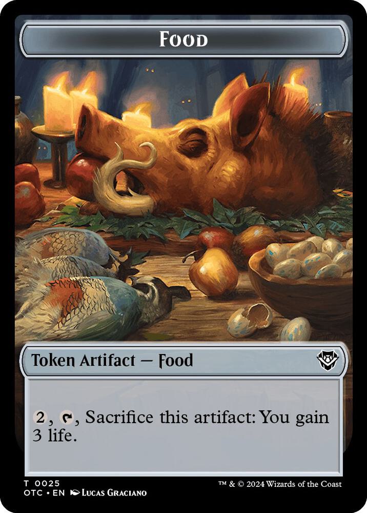 Assassin // Food Double-Sided Token (Back)