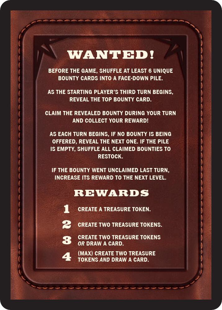 Bounty: Lyssa, Sterling Collector // Bounty Rules Double-Sided Token (Back)