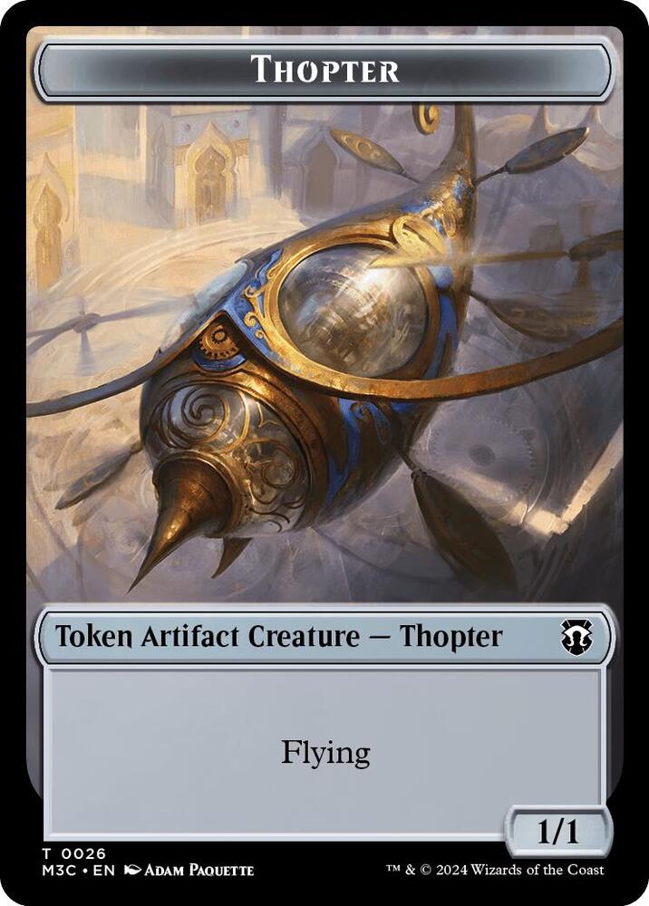 Aetherborn // Thopter Double-Sided Token (Back)