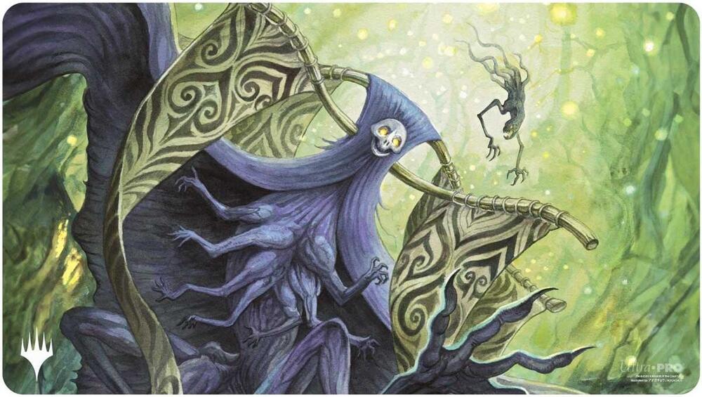 Duskmourn Playmat for Magic: The Gathering - Mythic Cycle Green (Overlord of the Hauntwoods) - Ultra Pro Playmats