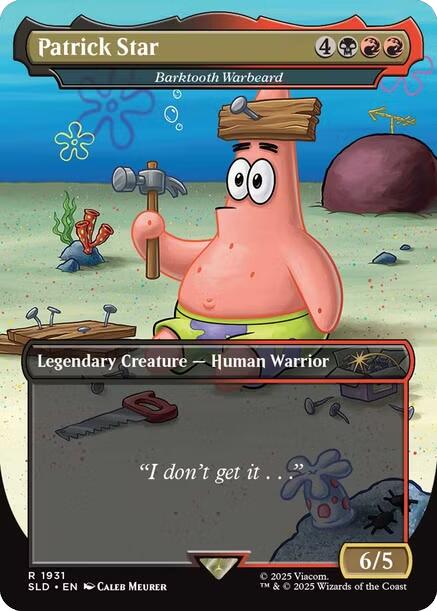 Patrick Star - Barktooth Warbeard