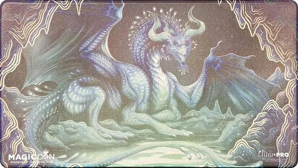 MagicCon 2024 Ultra Pro Exclusive Playmat for Magic: The Gathering - Holofoil Murktide Regent - Ultra Pro Playmats