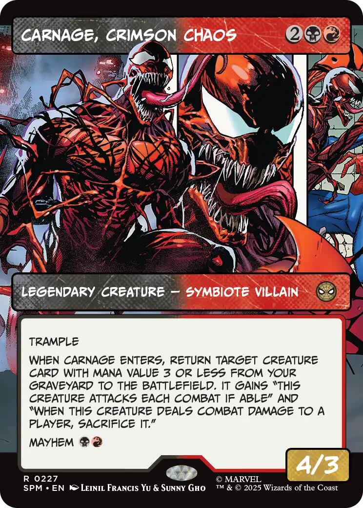 Carnage, Crimson Chaos (Borderless)