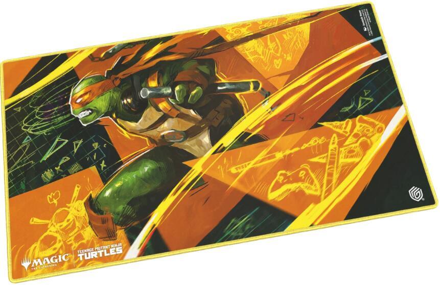 Magic: The Gathering Teenage Mutant Ninja Turtles Playmat - Michelangelo's Technique - Ultimate Guard Playmats