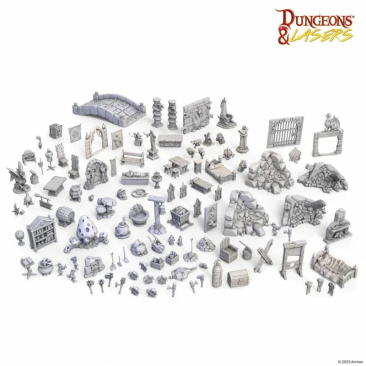 Dungeons & Lasers - Frantasy Props Pack Miniatures