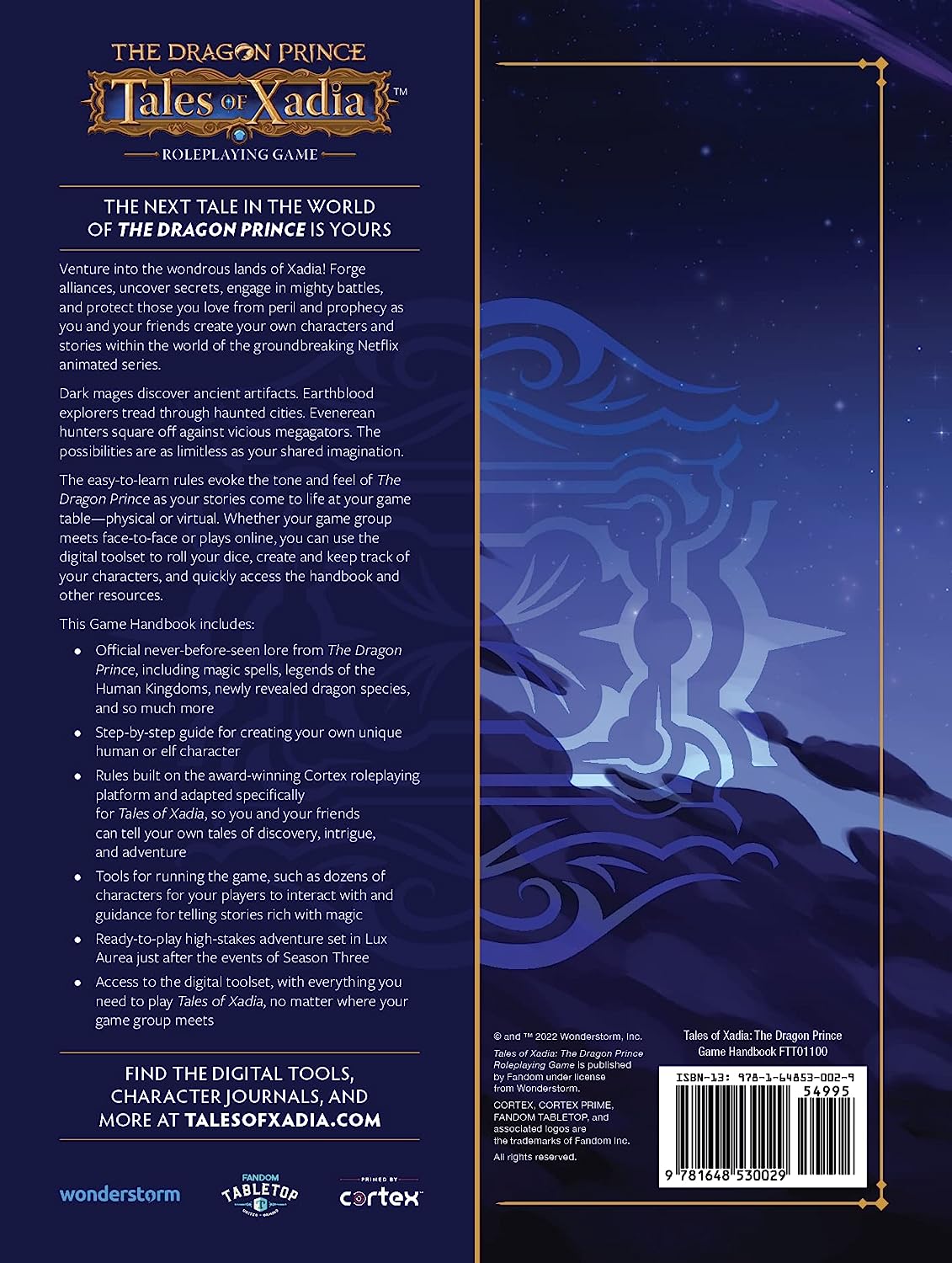 Tales of Xadia: The Dragon Prince Roleplaying Game