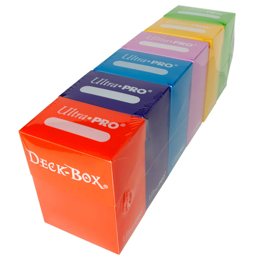 Ultra PRO 6 Color DECK BOX® Bundle (Orange, Purple, Blue, Pink, Yellow, Green)