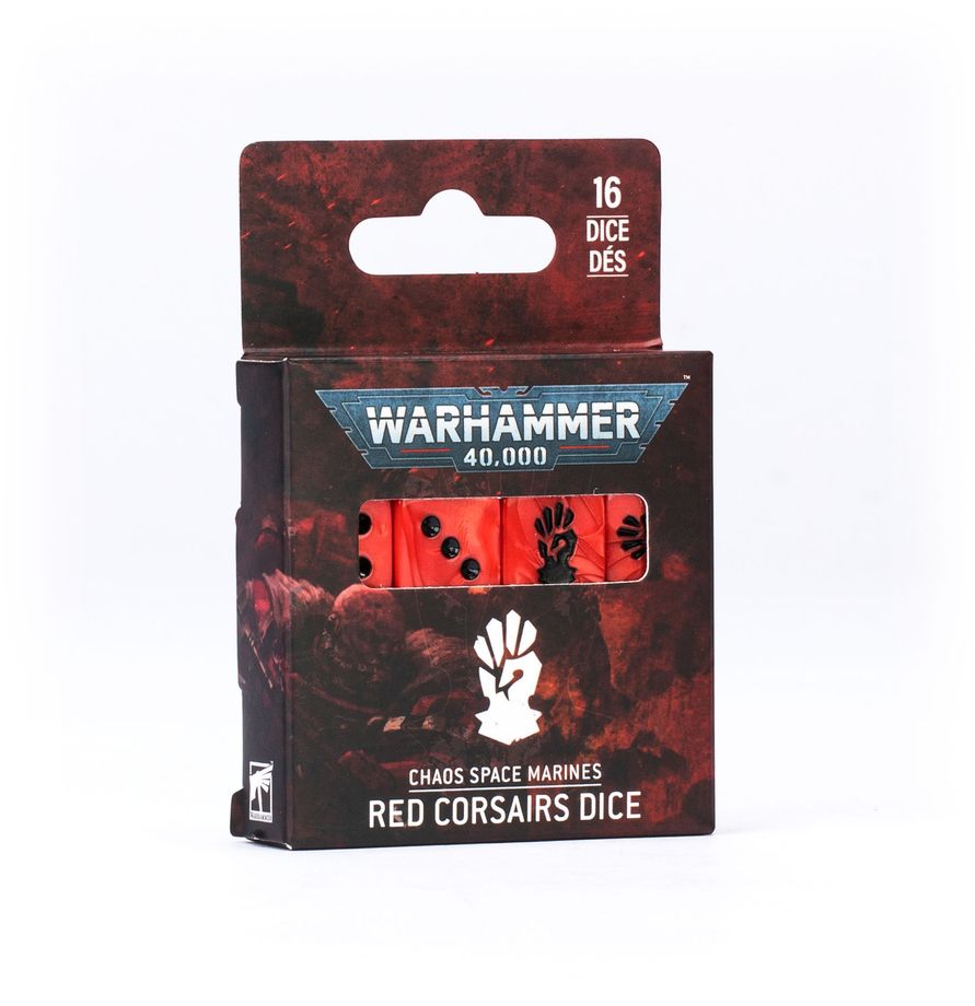 Warhammer 40K: Chaos Space Marines - Red Corsairs - Dice Set