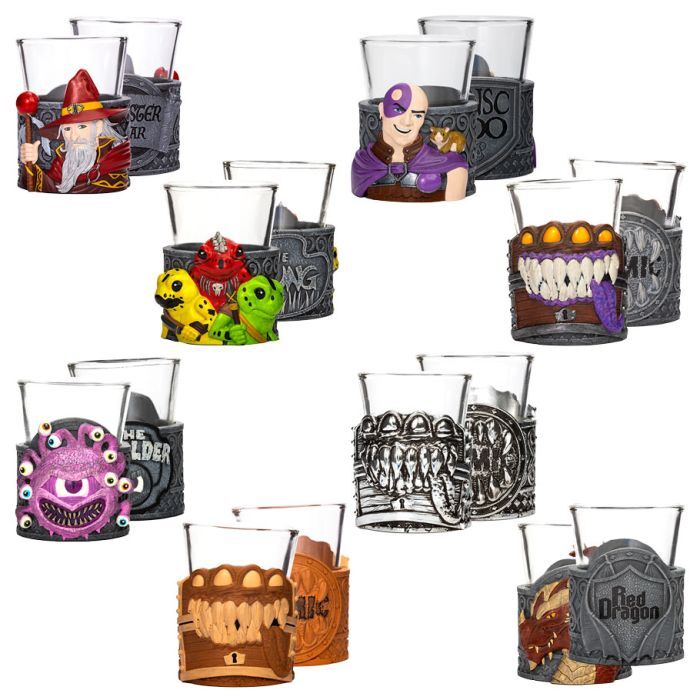 Sirius Dice: Dungeons & Dragons - Mini Dice Cups (Assorted)