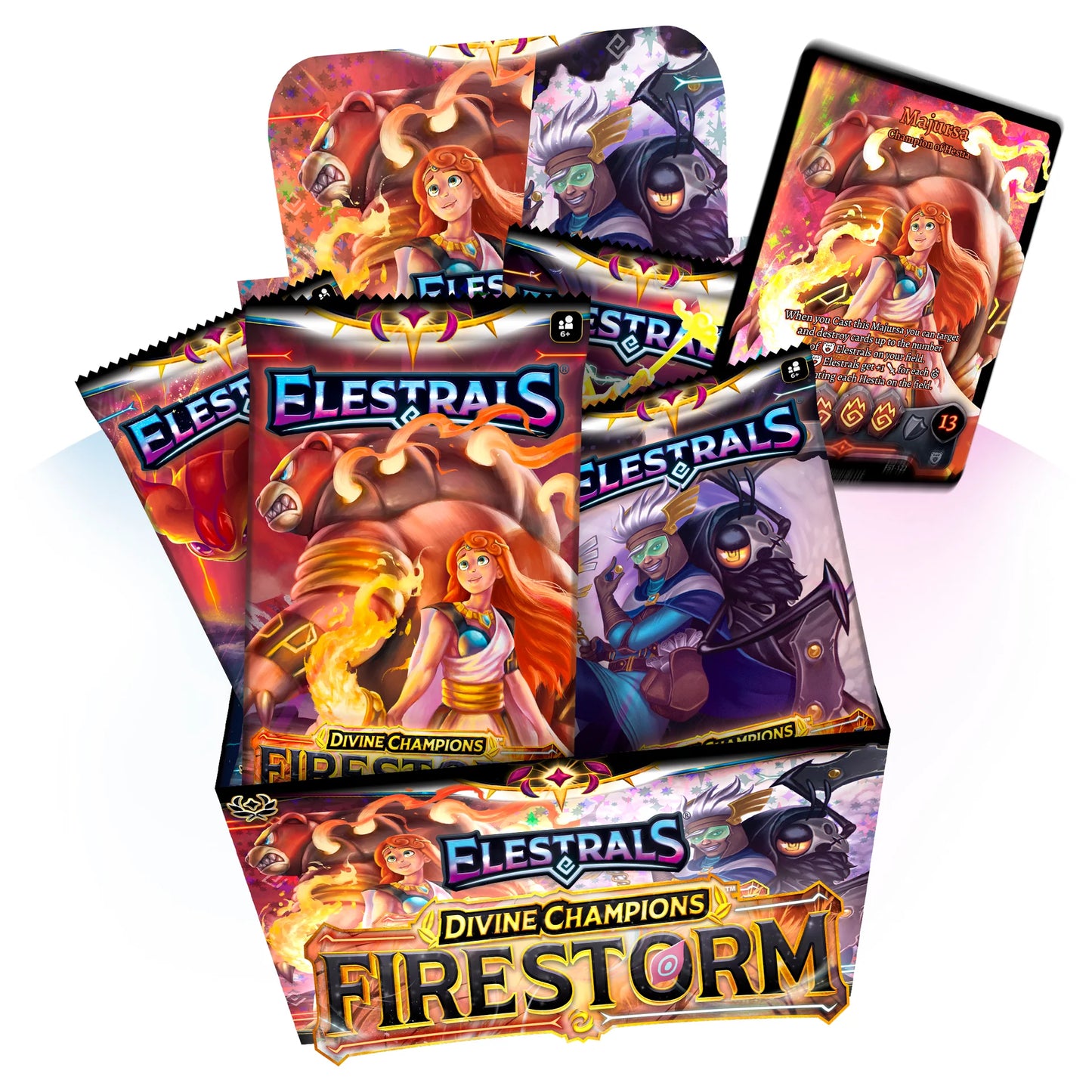 Elestrals: Divine Champions Firestorm Booster Box - 1st Edition