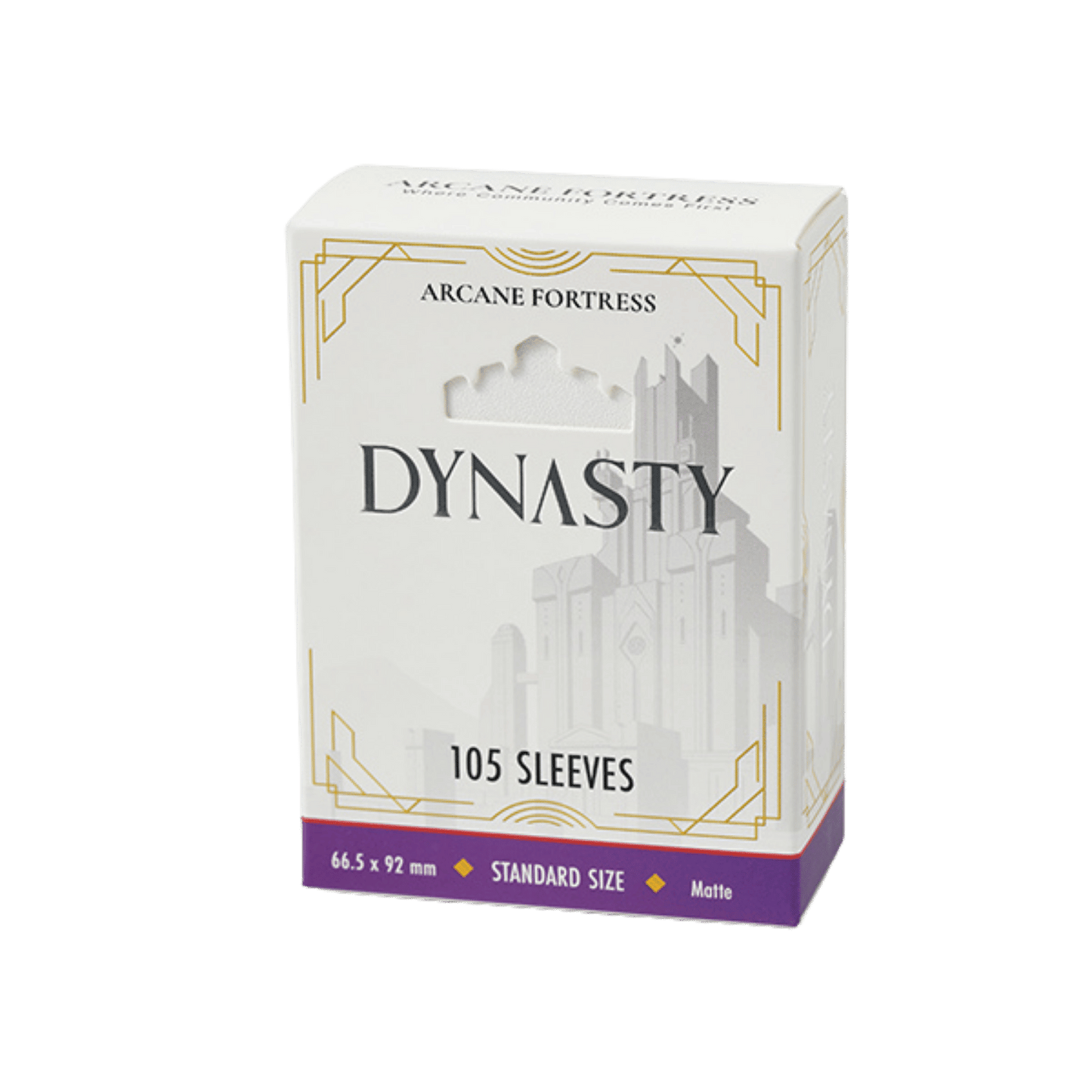 Arcane Fortress Sleeves: Dynasty Collection - Matte, Snow White (105ct)