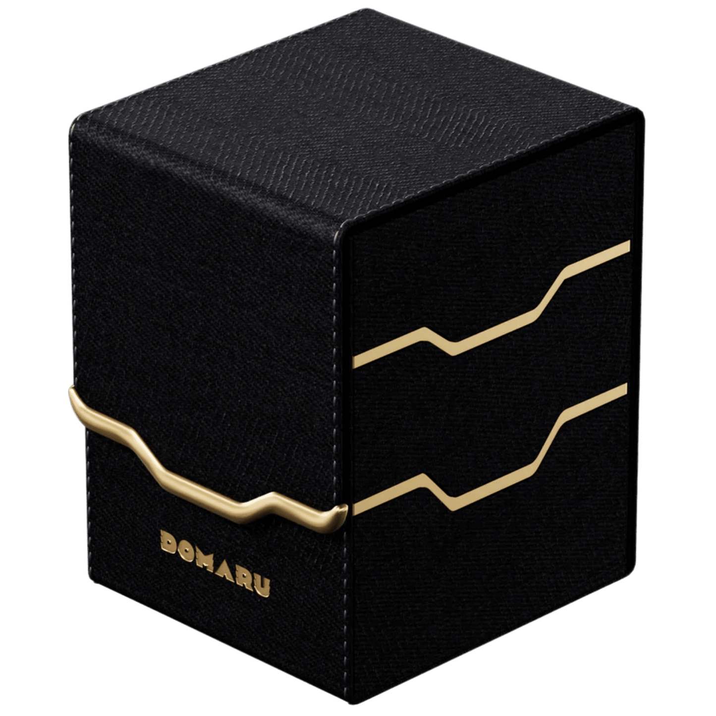 DOMARU Deck Box: Armory Collection - Obsidian - Vertex Duo 100+ Toploading Box
