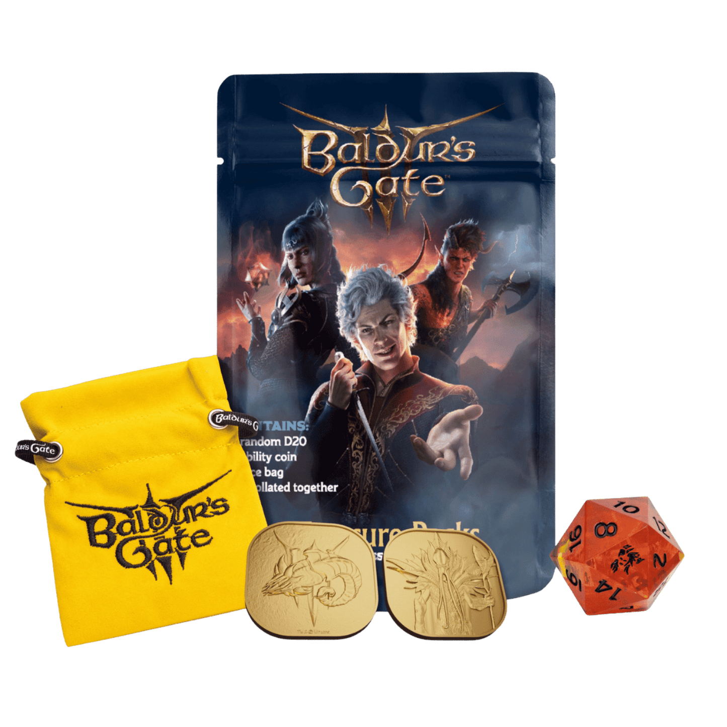 Sirius Dice: D&D Baldur's Gate 3 - Treasure Pack Dice Sets - Blind Pack