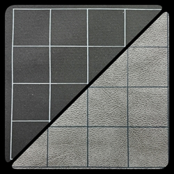 Chessex: Reversible Battlemat 1'' Squares Black-Grey