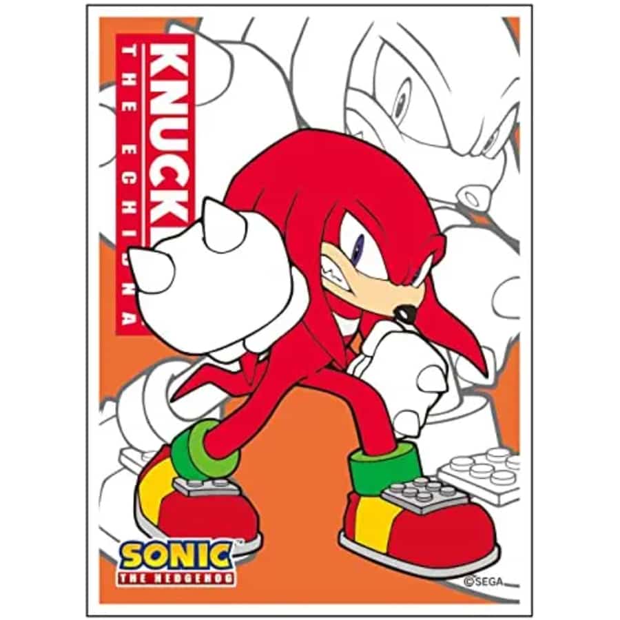 Ensky Card Sleeves: Sonic the Hedgehog - Knuckles (65ct)