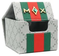 KMC: Mox Luxury Deckbox - Green Red Stripes