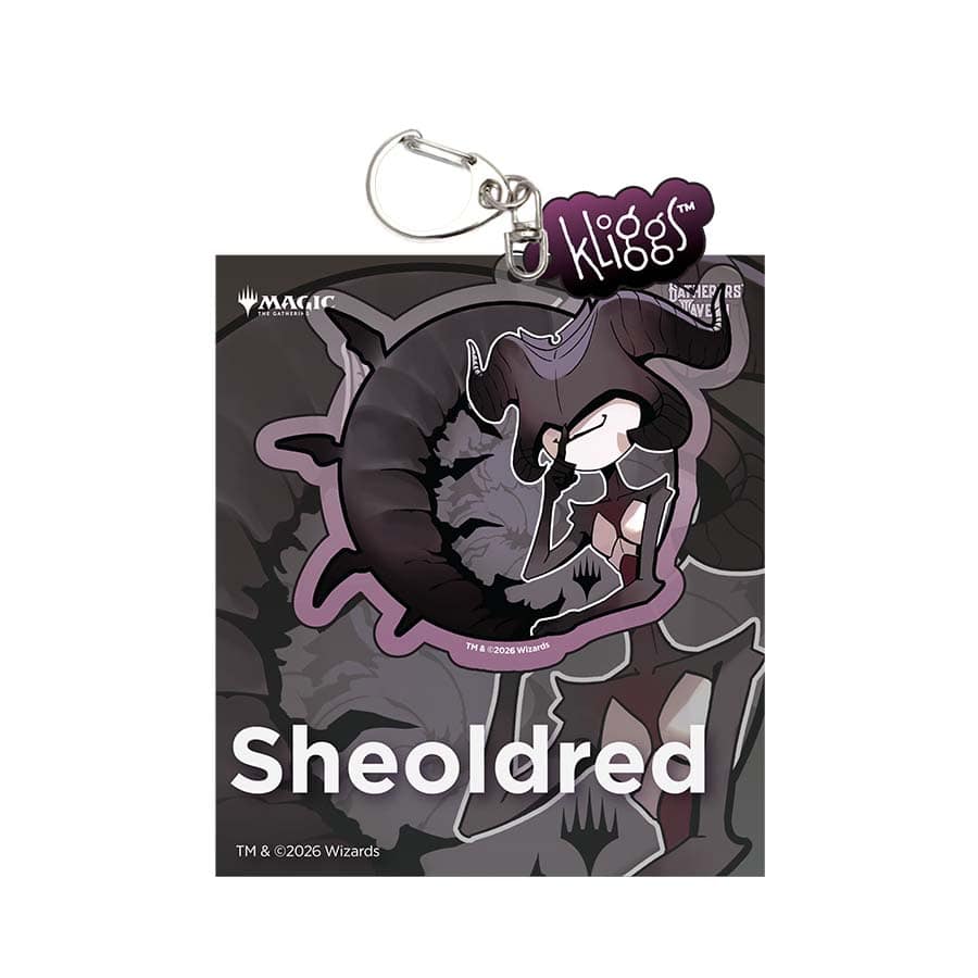 Gatherers' Tavern: Kliggs Keychain - Sheoldred, the Apocalypse
