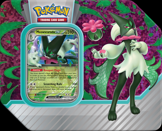 Pokemon: Paldea Partners Tin (Meowscarada Ex)