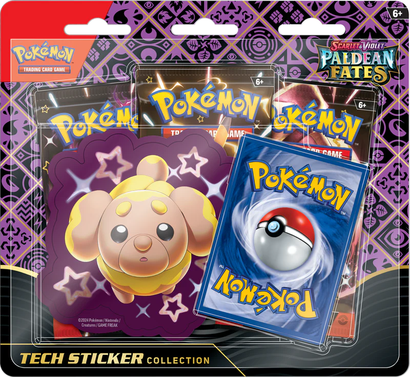 Pokemon Scarlet & Violet Paldean Fates Tech Sticker Collection