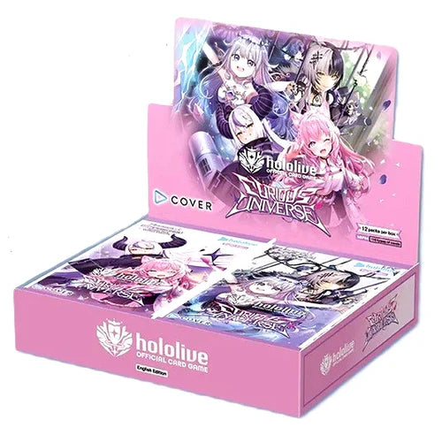 HOLOLIVE OFFICIAL CARD GAME BOOSTER PACK DISPLAY: CURIOUS UNIVERSE (12 Packs)