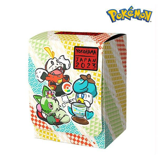 Pokemon WCS2023 Yokohama Limited Pokemon Card Game Deck Case sprigatito quaxly fuecoco