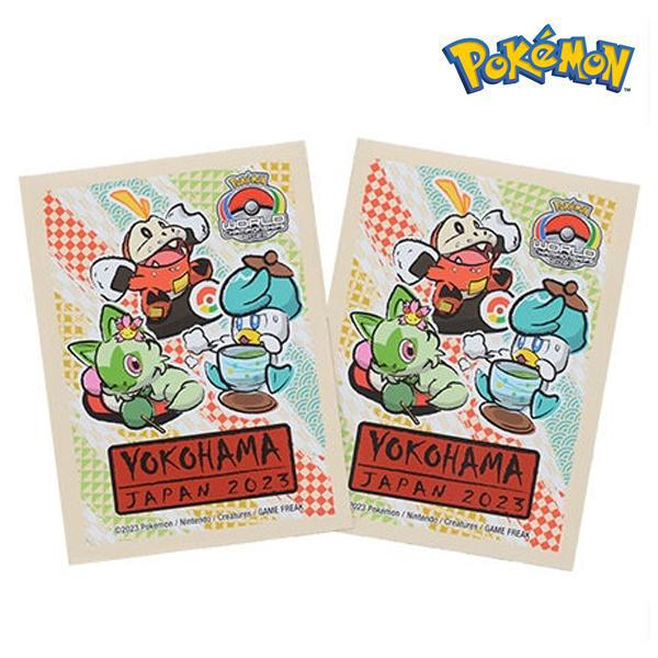 Pokemon Card WCS 2023 Yokohama Sprigatito Fuecoco Quaxly Deck Shield Card Sleeves