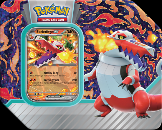 Pokemon: Paldea Partners Tin (Skeledirge Ex)