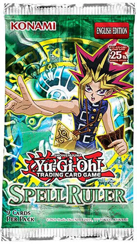 YuGiOh Trading Card Game 25th Anniversary Spell Ruler Booster Pack English