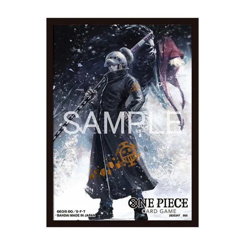One Piece Card Game Official Sleeves: TCG+ Store Edition Vol.6 - Trafalgar Law (70-Pack) - Bandai Card Sleeves