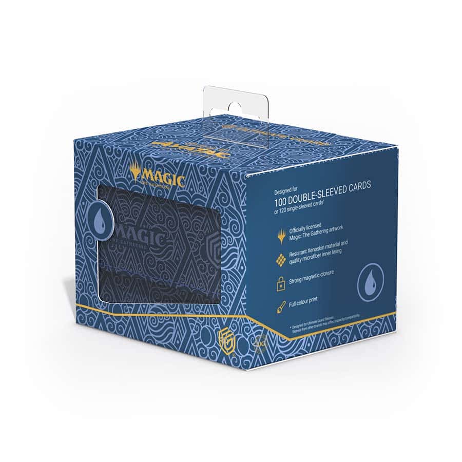 ULTIMATE GUARD: MAGIC THE GATHERING: DECK CASE SIDEWINDER 100 XENOSKIN: AVATAR THE LAST AIRBENDER: MANA SYMBOL BLUE