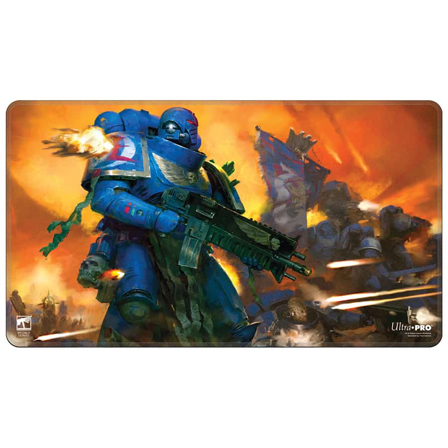 ULTRA PRO: WARHAMMER 40000: SPACE MARINES: ADEPTUS ASTARTES STITCHED PLAYMAT