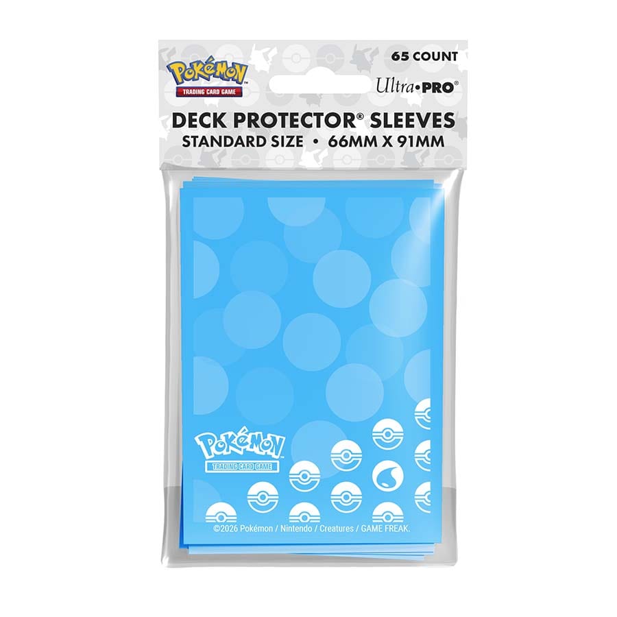ULTRA PRO: POKEMON: DECK PROTECTOR SLEEVES: ENERGY: WATER TYPE (65CT)