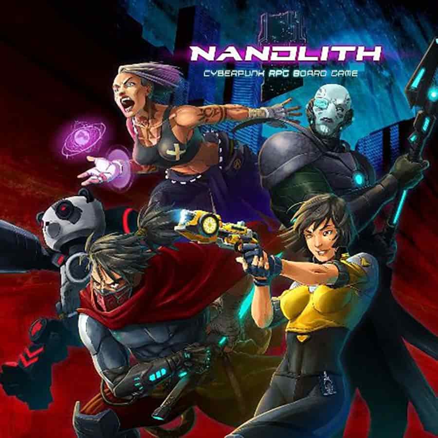 NANOLITH: CYBERPUNK RPG BOARD GAME