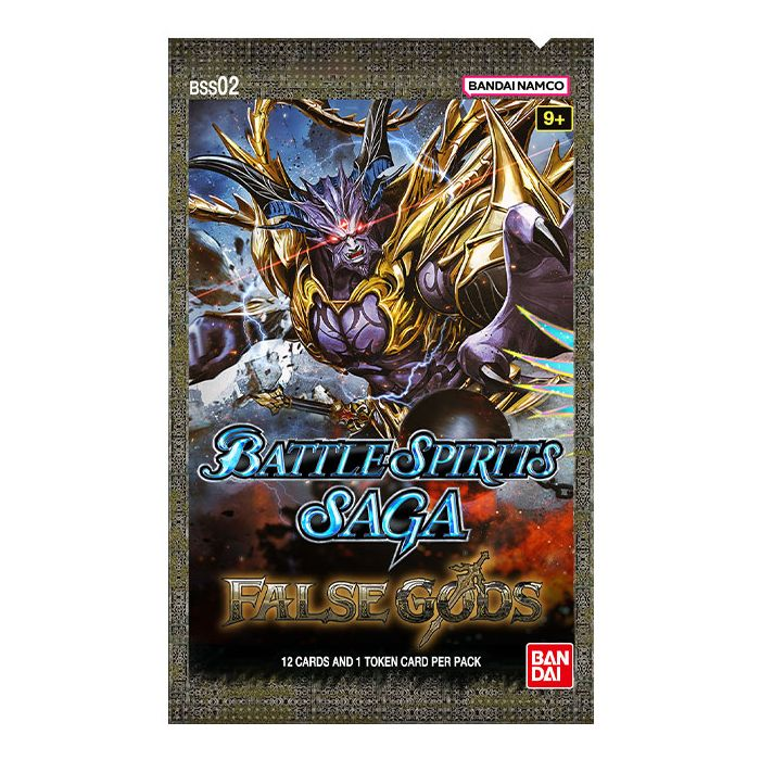 Battle Spirits Saga Card Game Set 02 False Gods Booster