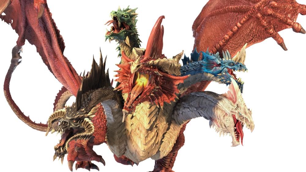 D&D Icons of the Realms Miniatures: Gargantuan Tiamat
