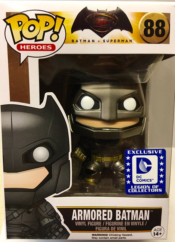 Funko Pop Heroes: Batman v Superman - Armored Batman Exclusive Vinyl Figure