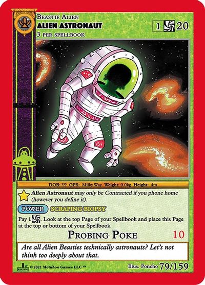 Alien Astronaut [Cryptid Nation: First Edition]