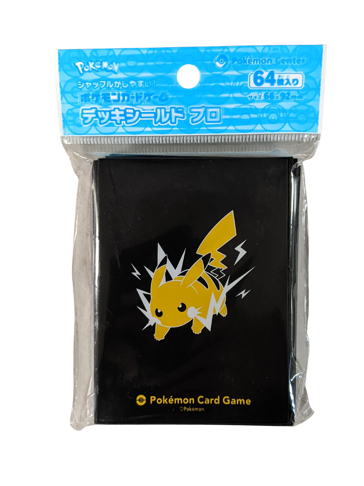 Pokemon TCG: Deck Shield Pro Sleeves - Pikachu (Pokemon Center Exclusive)