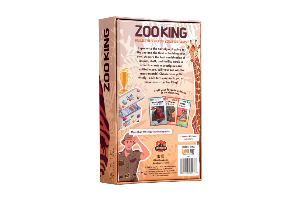 Zoo King: A Strategic Zoo-Building Card Game
