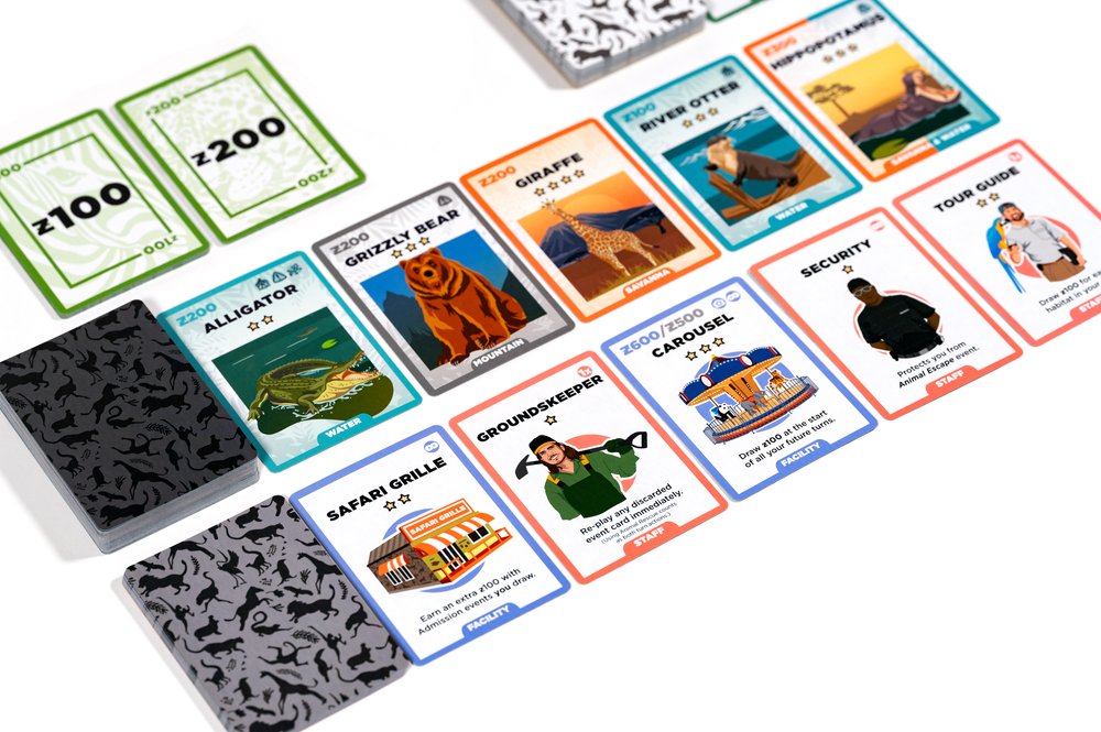 Zoo King: A Strategic Zoo-Building Card Game
